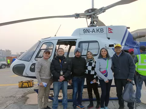 Everest base camp helicopter tour
